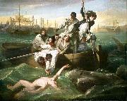 John Singleton Copley Watson and the Shark (1778) depicts the rescue of Brook Watson from a shark attack in Havana, Cuba. china oil painting reproduction